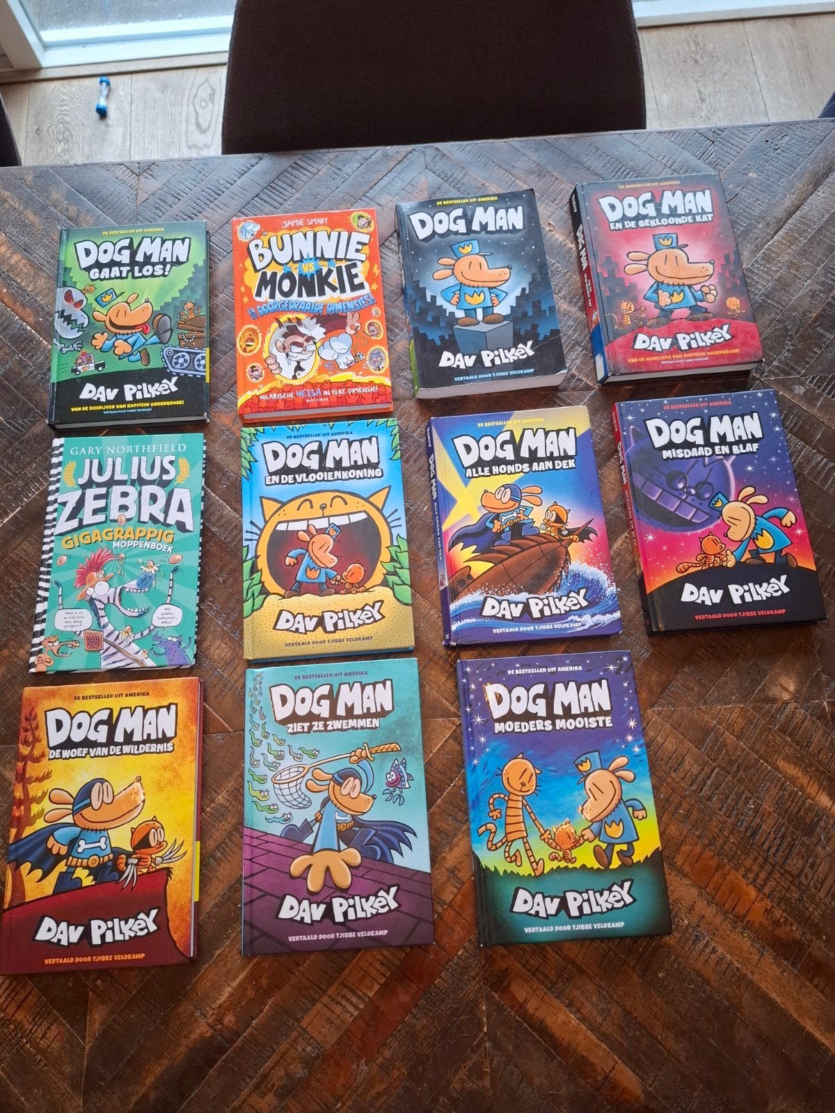 Grote collectie Dog Man boeken en meer!, Ophalen of Verzenden, Zo goed als nieuw, Dav Pilkey, Fictie algemeen