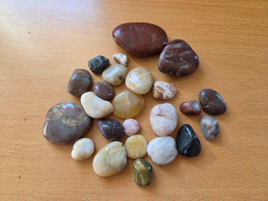 Diverse getrommelde edelstenen edelsteen mineraal mineralen, Verzamelen, Mineralen en Fossielen, Ophalen of Verzenden