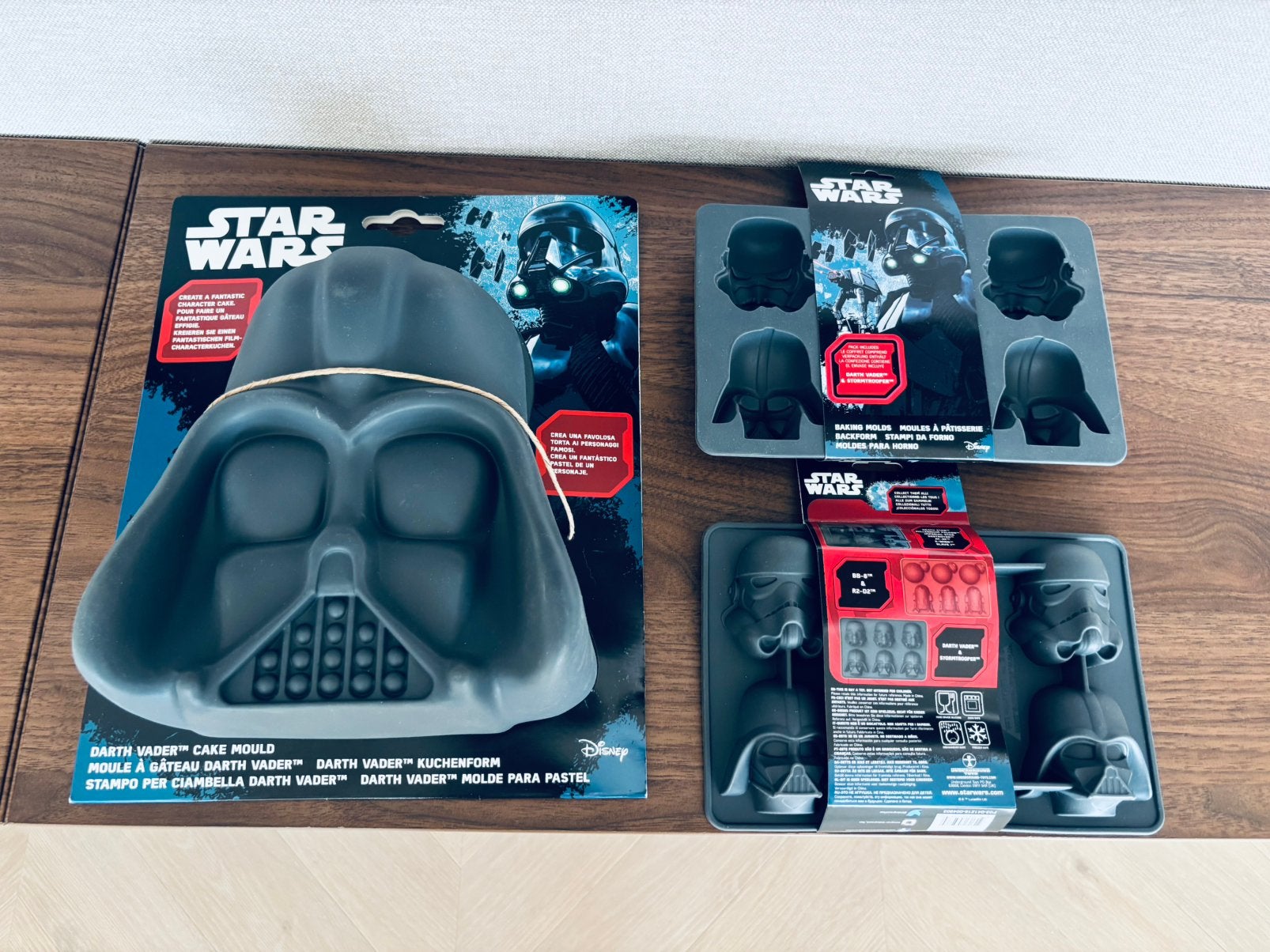 Star wars - darth vader en stormtrooper soliconen bakvormen, Ophalen of Verzenden, Nieuw