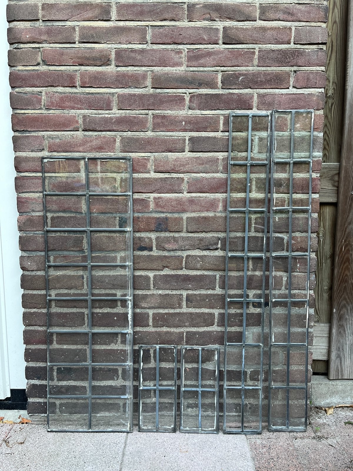 Glas in lood ruitjes, Doe-het-zelf en Verbouw, Ophalen, Gebruikt, Minder dan 80 cm, Glas in lood