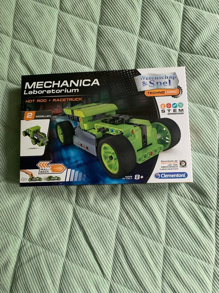 Clementoni Mechanica Laboratorium Hot Rod + Racetruck, Ophalen, Nieuw, Overige merken