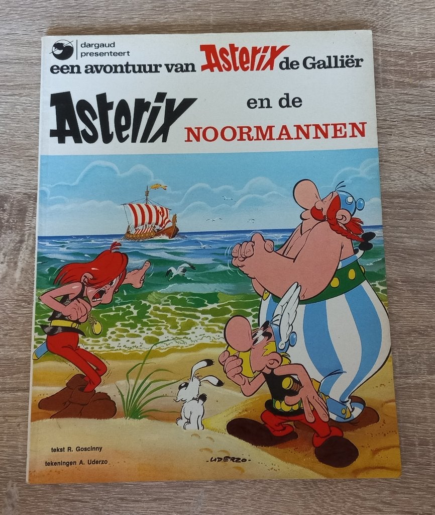 Asterix en de Noormannen (1977), Gelezen, Eén stripboek, Ophalen of Verzenden, Goscinny & Uderzo