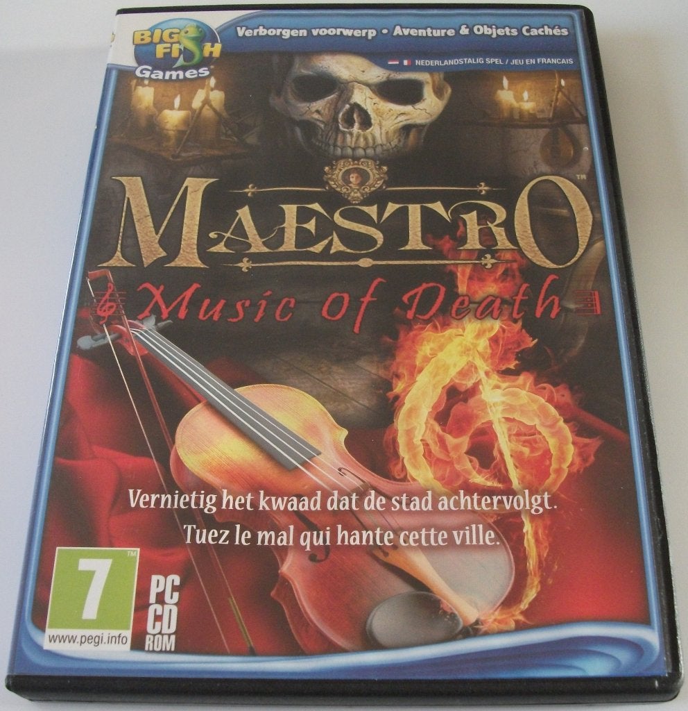 PC Game *** MAESTRO *** Music of Death, Puzzel en Educatief, 1 speler, Ophalen of Verzenden, Zo goed als nieuw