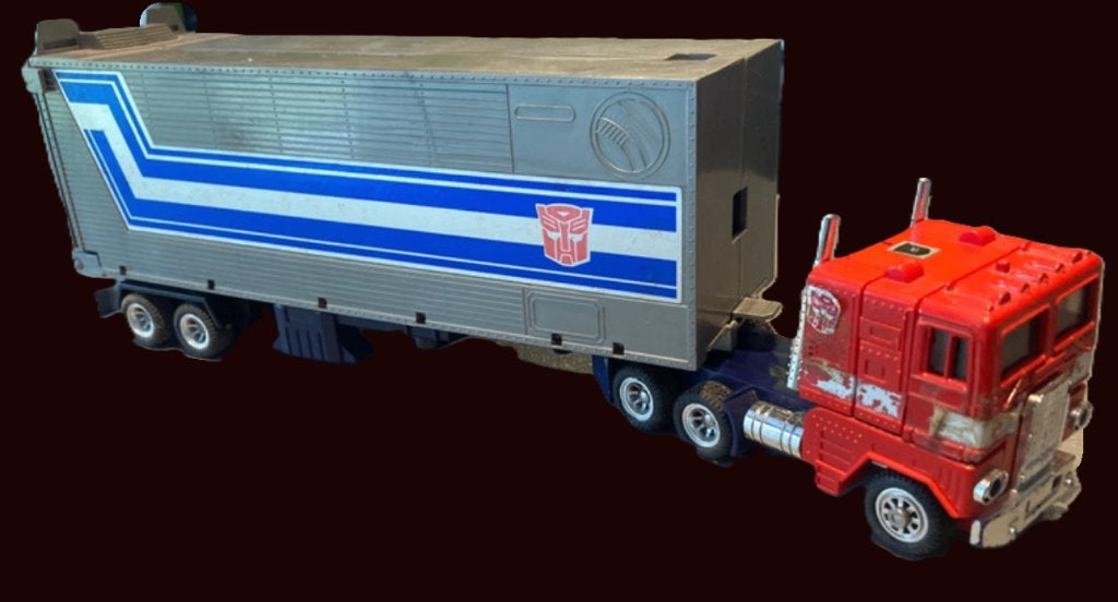 Vtg Transformers G1 Optimus Prime - Zeldzame Ceji Frankrijk, G1, Ophalen, Gebruikt, Autobots