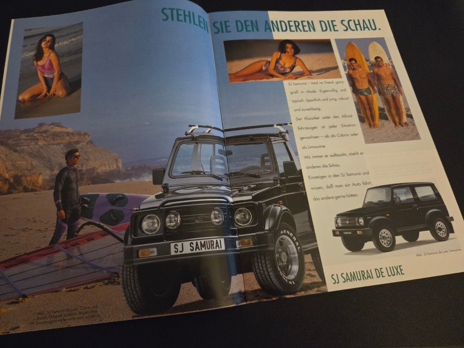 Brochure Suzuki Samurai 1995, Ophalen of Verzenden, Zo goed als nieuw, Overige merken