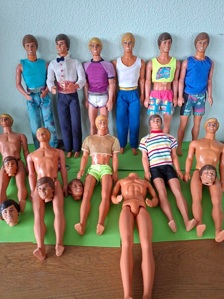 Barbie vintage KEN lot 80s Mattel, Ophalen of Verzenden, Gebruikt, Barbie