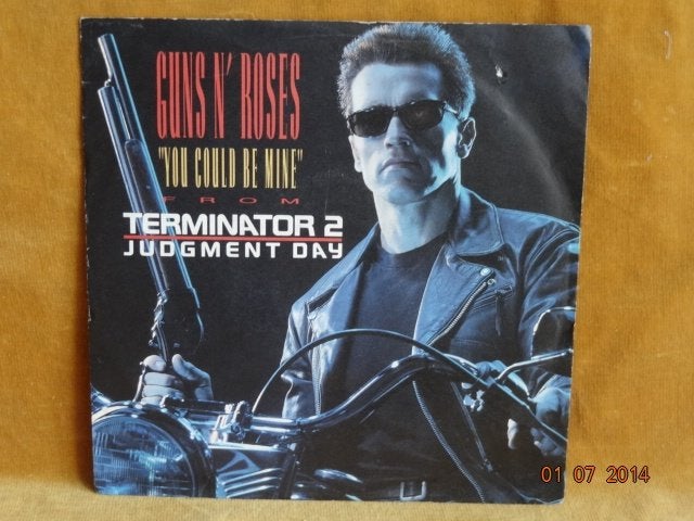 Guns n' roses - You could be mine  (7"), Cd's en Dvd's, Vinyl Singles, Ophalen of Verzenden, Gebruikt, Rock en Metal