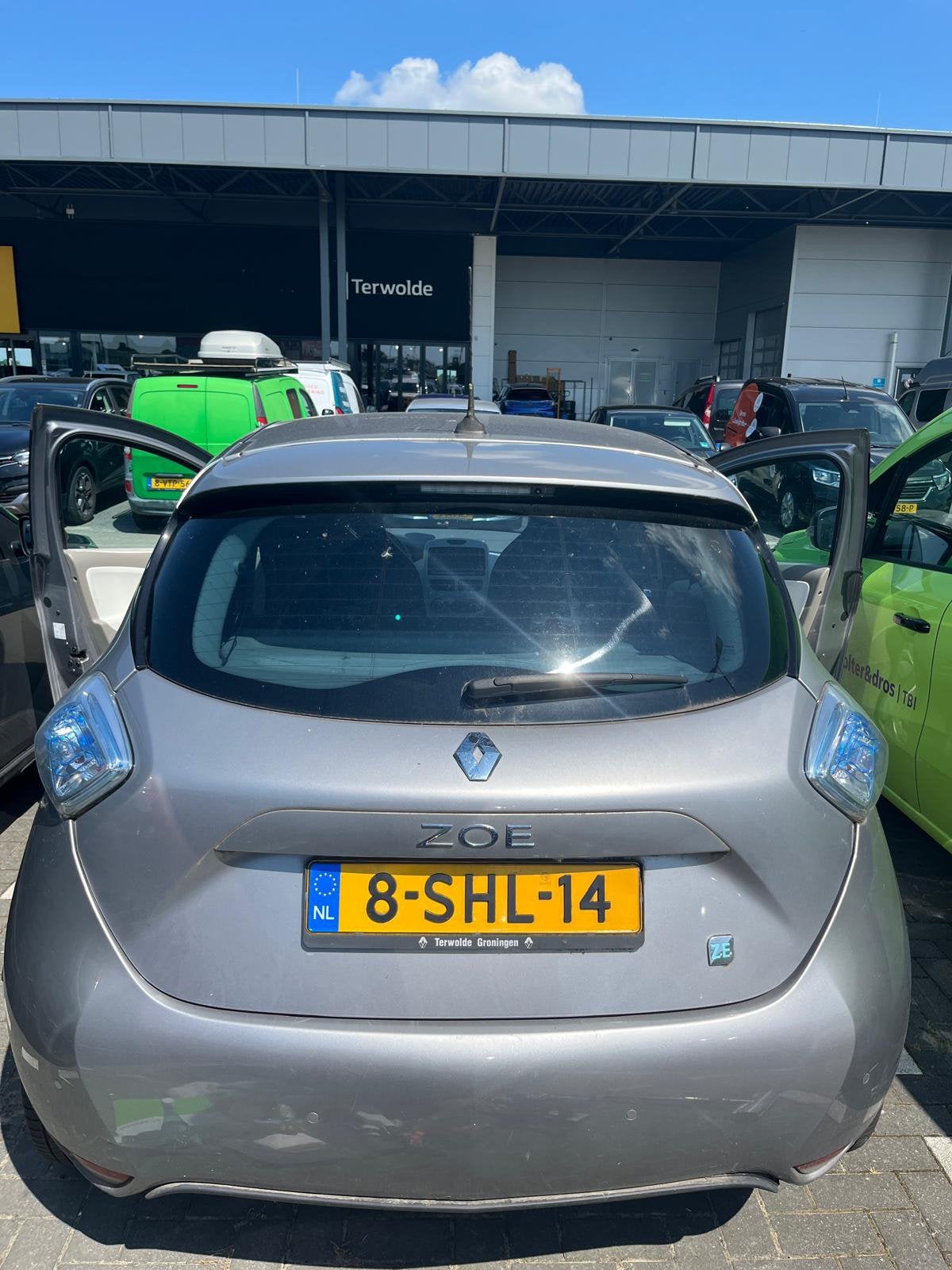Renault Zoe 2013, Renault, Elektrisch, Zilver of Grijs, Ophalen