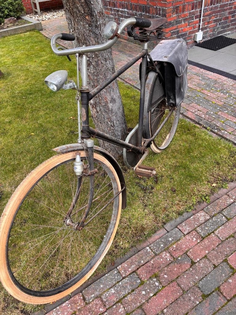 Gazelle fiets (antiek), Ophalen, Gebruikt, Velgrem, Gazelle