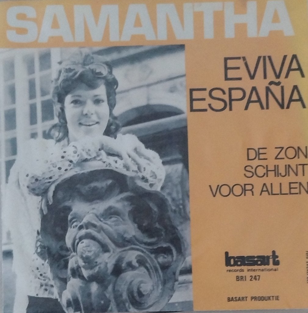 Samantha - Eviva Espana, Cd's en Dvd's, Vinyl Singles, 7 inch, Zo goed als nieuw, Overige typen, Nederlandstalig