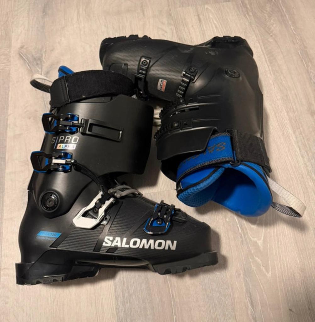 Salomon S/Pro Alpha 120 Ski Boots - Men’s EU42, 160 tot 180 cm, Schoenen, Zo goed als nieuw, Salomon