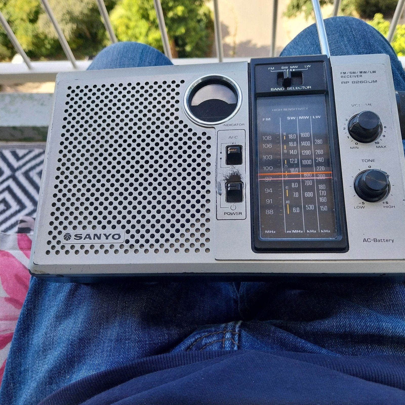 Vintage Sanyo RP 8260UM Radio - FM/SW/MW/LW Ontvanger, Ophalen of Verzenden