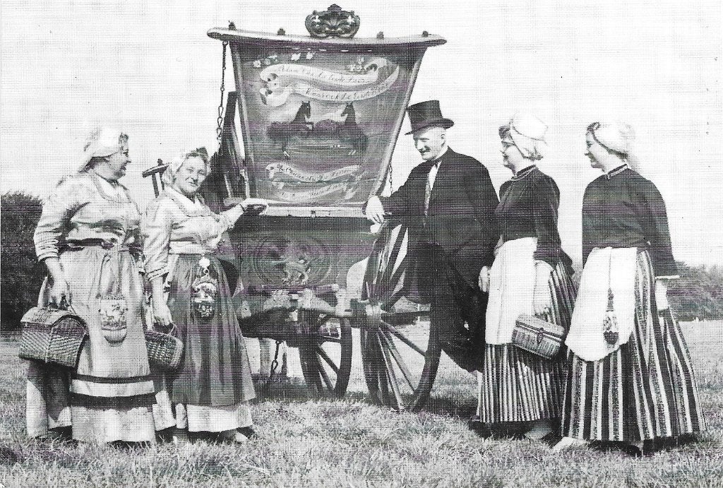 AK Schagen - Westfriese markt "Bai de speulwagen", Verzenden, 1960 tot 1980, Ongelopen, Noord-Brabant