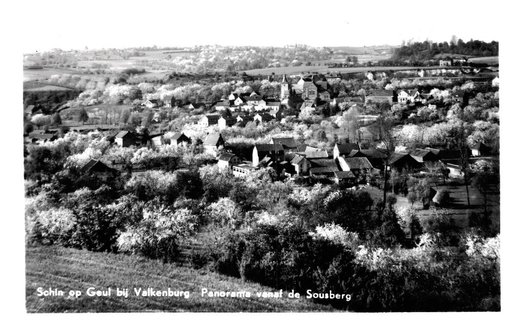968174	Schin op Geul	bij Valkenburg	1955 Panorama	Sousberg
