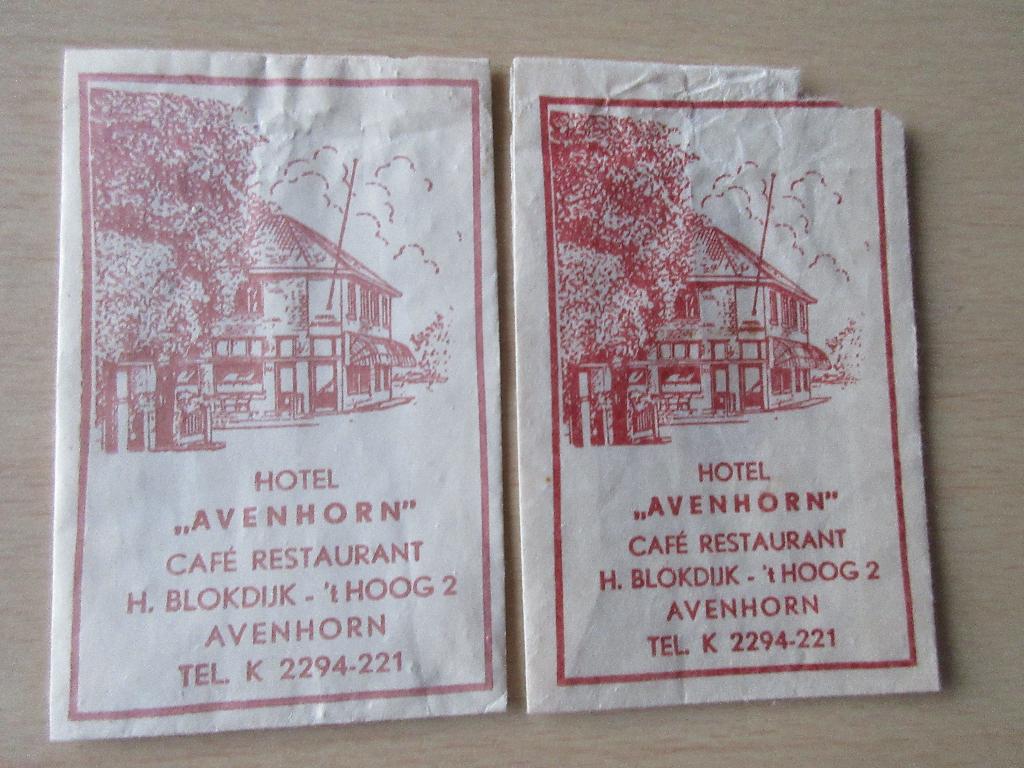 2 x Avenhorn, hotel Avenhorn, Verzenden, Nederland