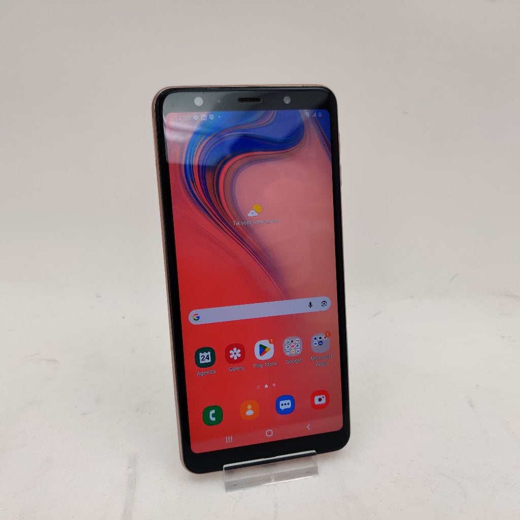 Samsung Galaxy A7 2018 64GB Android 10 nu voor €79.99, S, Ophalen of Verzenden, Zo goed als nieuw, S