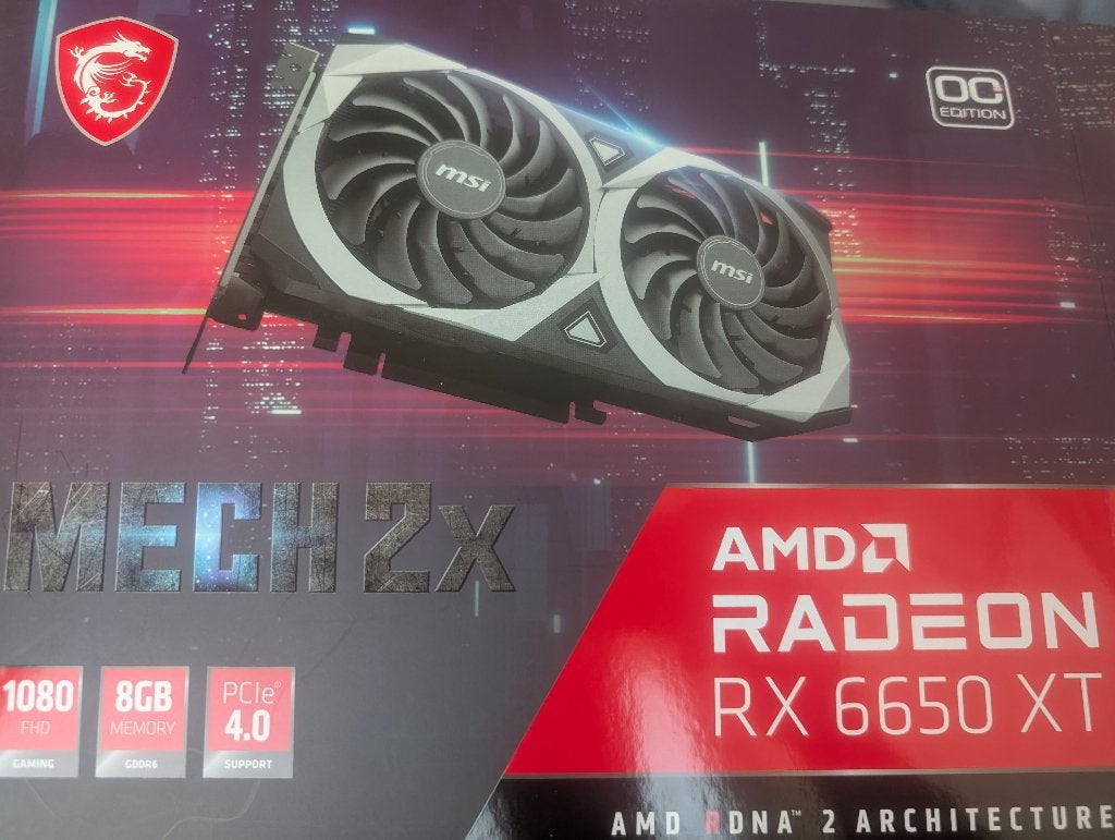 MSI AMD Radeon RX 6650 XT MECH 2X OC Grafische Kaart, AMD, GDDR6, PCI-Express 4, Ophalen of Verzenden