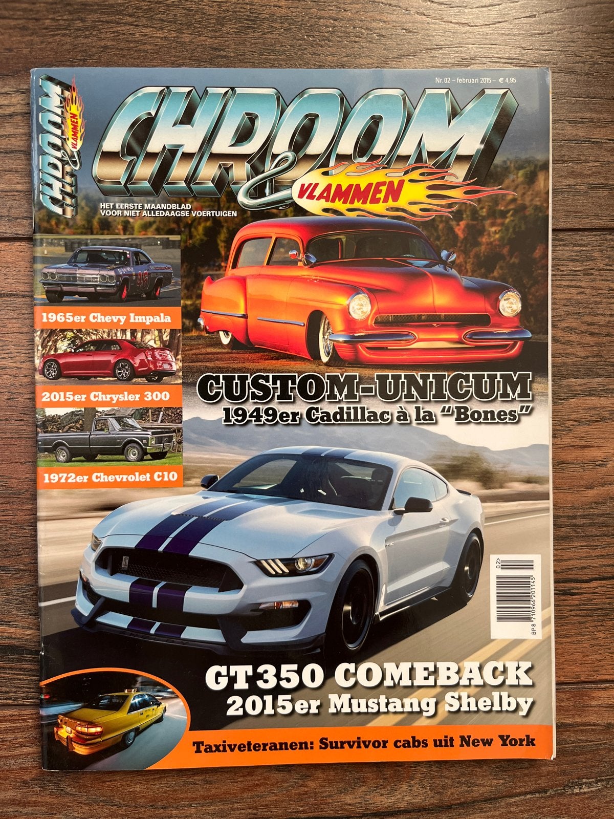 Chroom & Vlammen Magazine - Februari 2015 - Custom Cars, Ophalen of Verzenden, Zo goed als nieuw, Algemeen