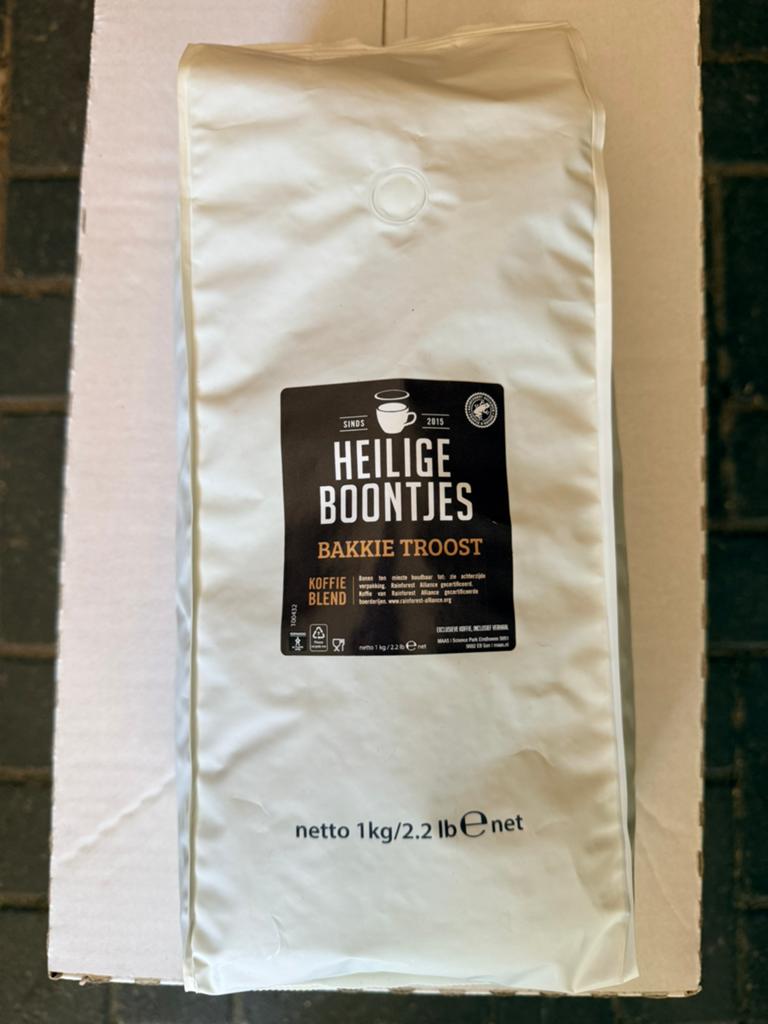 Koffiebonen Heilige boontjes bakkie troost doos 9 kilo, Ophalen of Verzenden