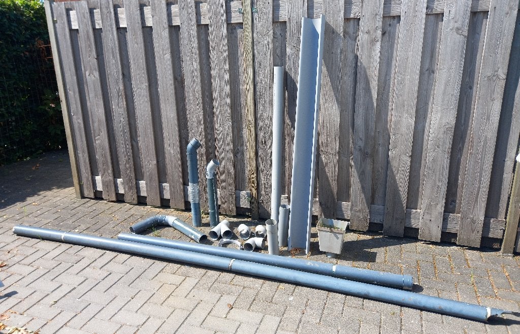 Mastgoot PVC, Ophalen, Pvc, 80 mm of meer, Dakgoot