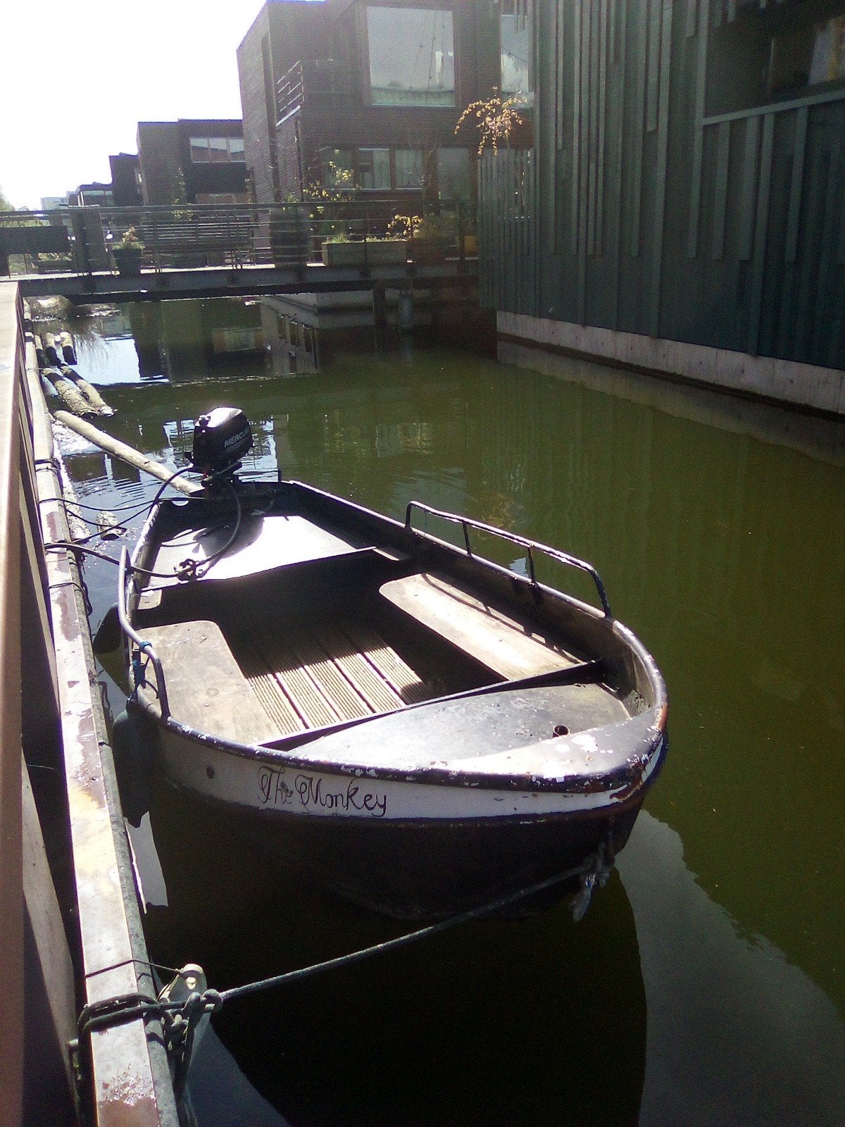Stalen sloep met buitenboordmotor, opknapper, Watersport en Boten, Overige merken, Gebruikt, Buitenboordmotor, Sloep
