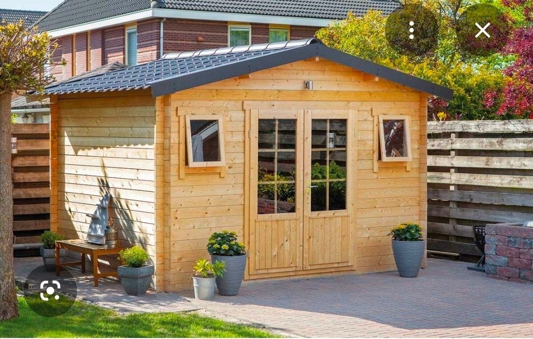 GEZOCHT: tuinhuis, schuurtje, blokhut, Tuin en Terras, Ophalen, Gebruikt, 250 tot 500 cm, Blokhut