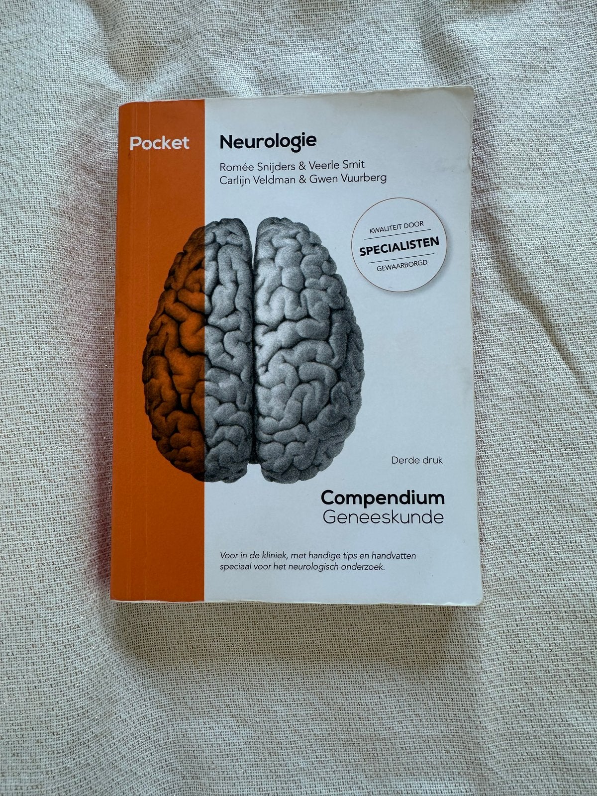 Neurologie pocket Compendium Geneeskunde (Derde Druk), Ophalen of Verzenden, Beta, Zo goed als nieuw, WO