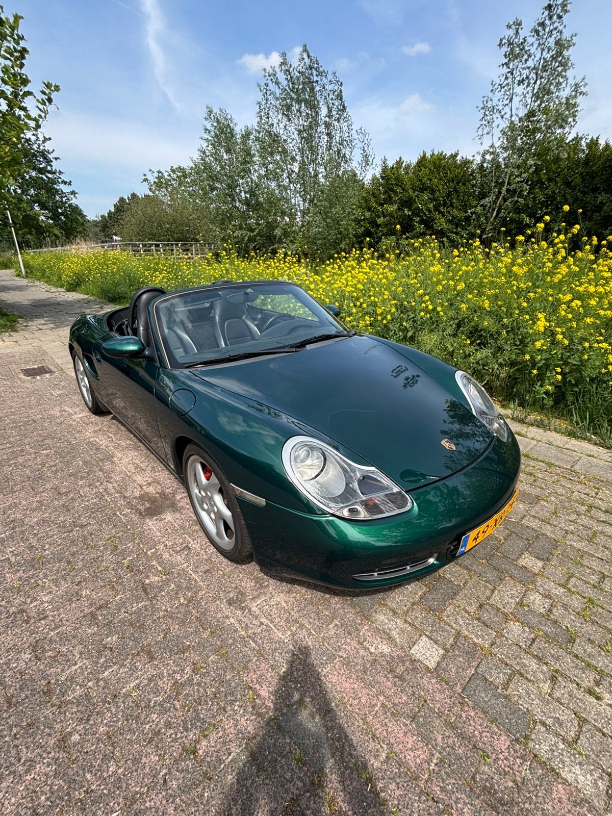 Porsche Boxster 3.2 S, Handgeschakeld, 82 dkm, Jungle Grün, Auto's, Achterwielaandrijving, Zwart, Automatische klimaatregeling