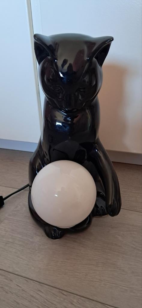 Antieke keramiek kattenlamp, Ophalen