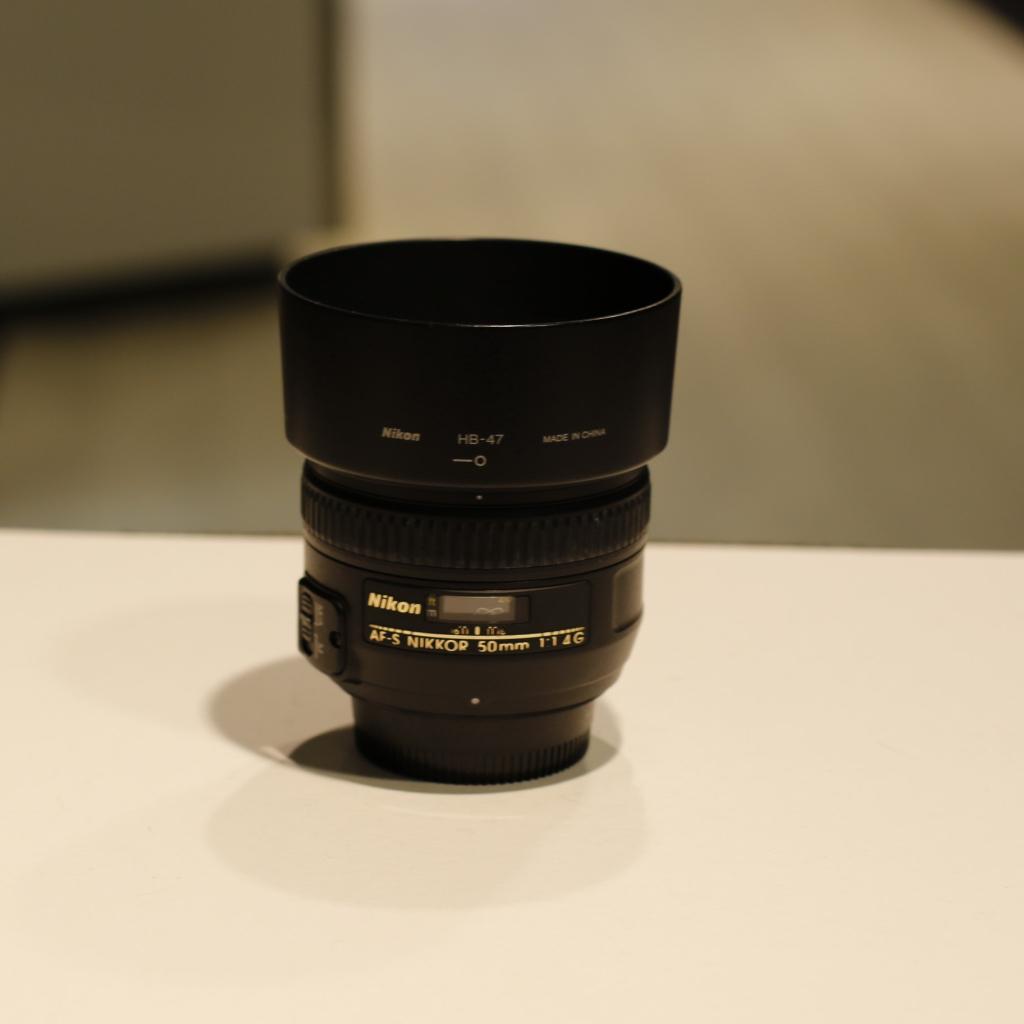 Nikon 50mm f1.4G (Hoofddorp), Niet ingevuld, Niet ingevuld, Zo goed als nieuw, Standaardlens