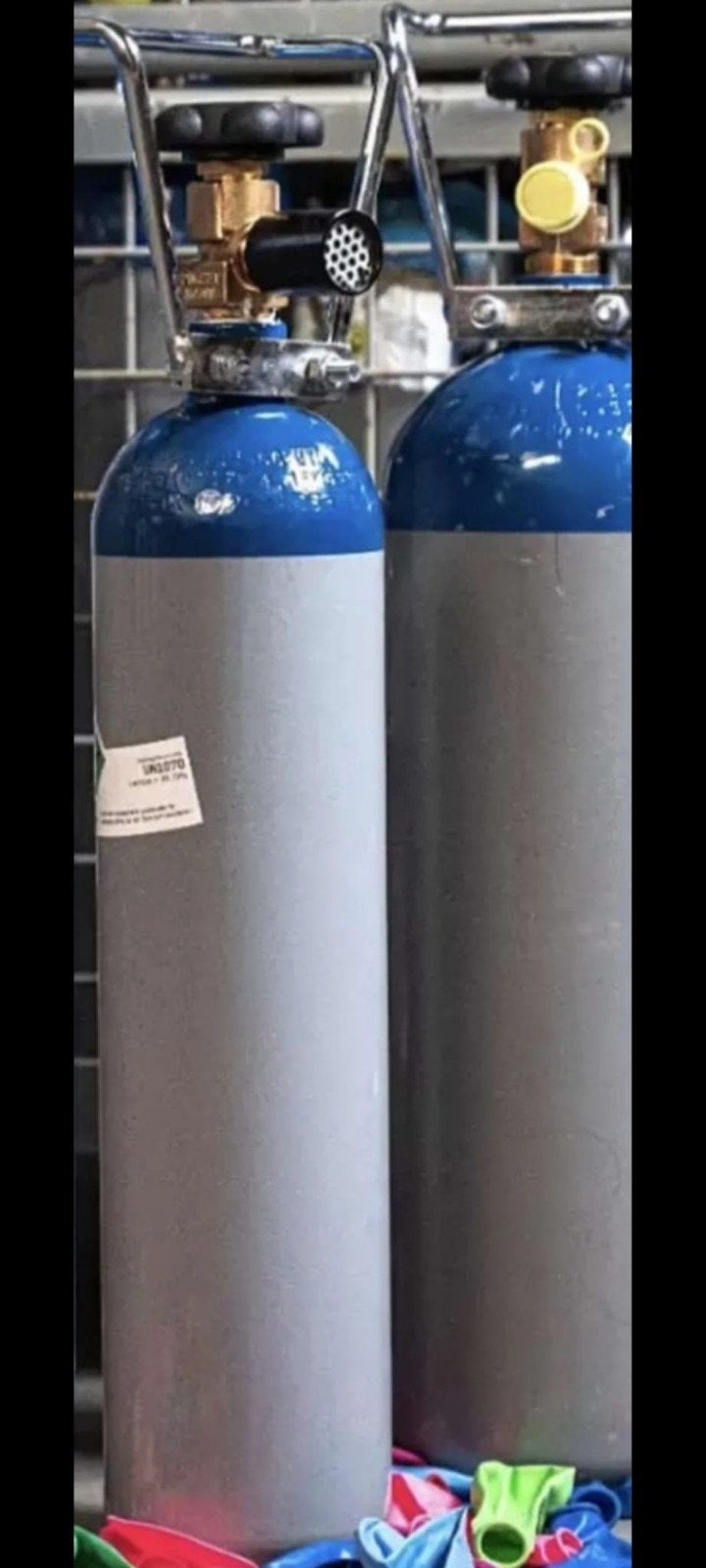 Gas tanks cilinder cylinder flessen - Diverse maten, Ophalen, Gebruikt