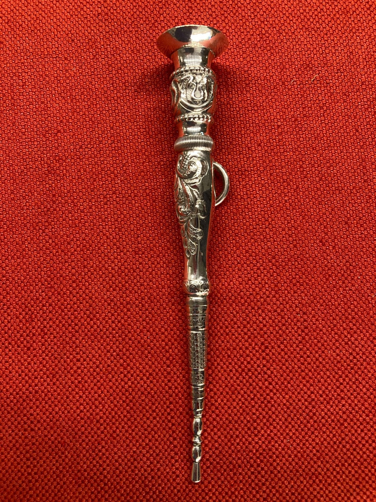Antieke Zilveren Breipenhouder uit Nederland, Ophalen, Zilver