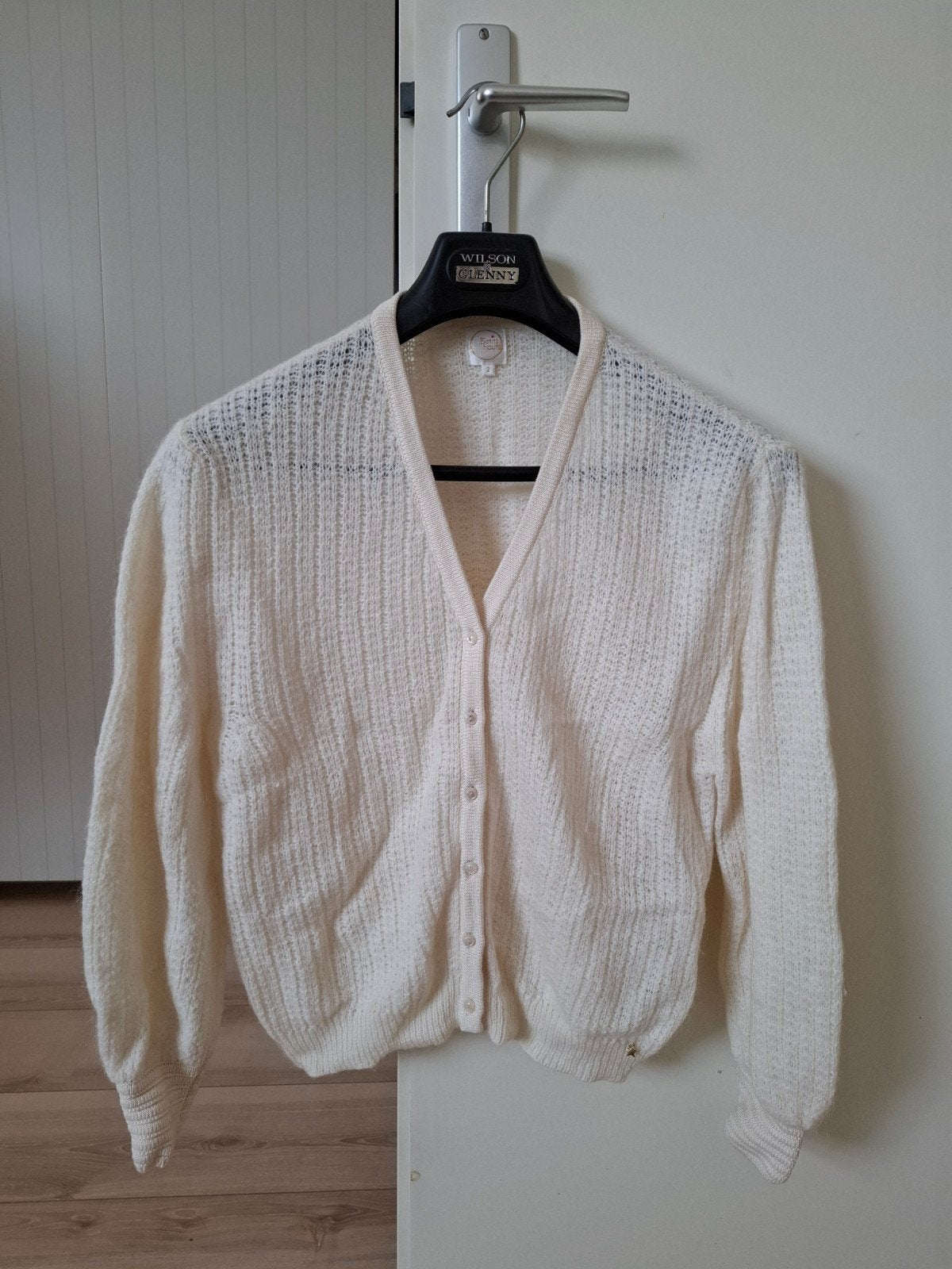 Kort gebroken-wit vestje van des Petites Hauts, maat 38/40, Maat 38/40 (M), Des Petits Hauts, Wit, Ophalen of Verzenden