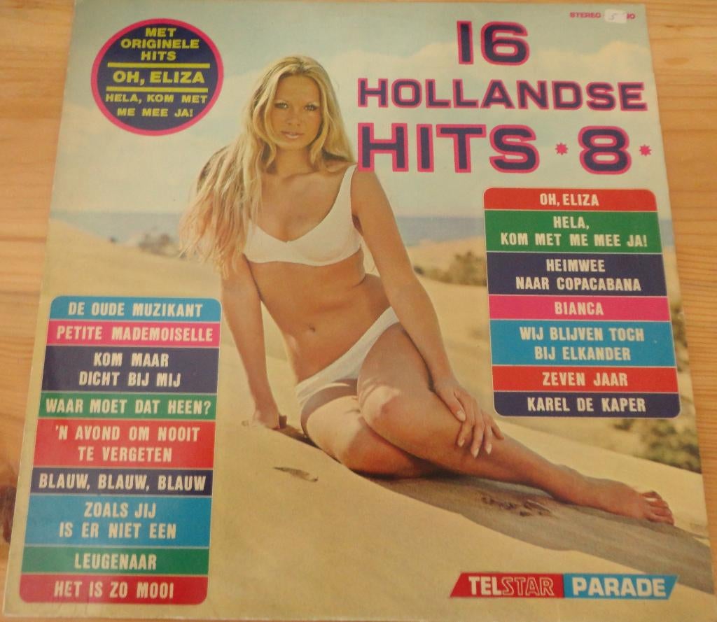 16 Hollandse Hits ( 8 ) (LP), Cd's en Dvd's, Vinyl | Nederlandstalig, Ophalen of Verzenden, Gebruikt, 12 inch, Levenslied of Smartlap