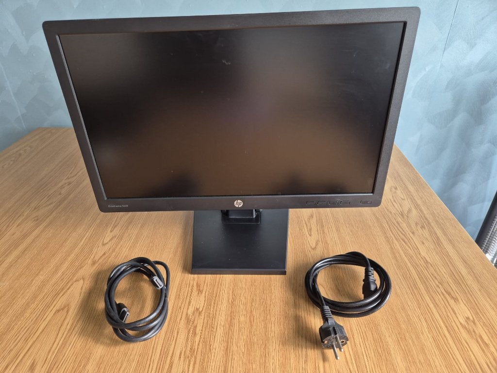 2x HP EliteDisplay E222 monitor, Computers en Software, Monitoren, Ophalen, Hp, Gebruikt, IPS