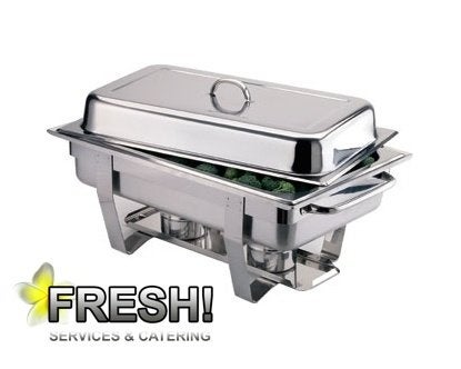 Chafingdish warmhoudbak rechaud te huur, Ophalen of Verzenden, Nieuw, Overige
