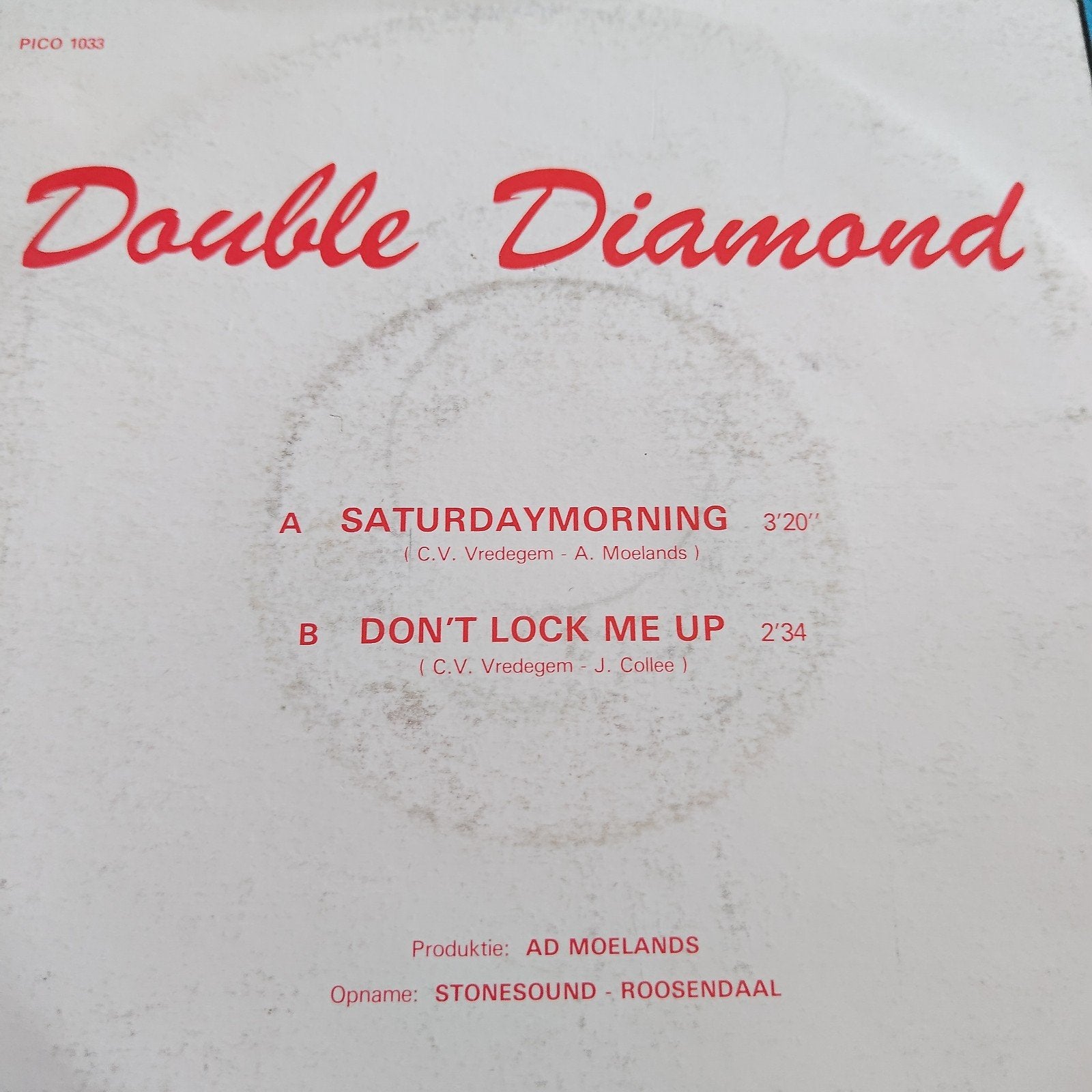 Double Diamond - Saturdaymorning / Don't Lock Me Up (7 inch), Gebruikt, 7 inch, Ophalen of Verzenden, Pop