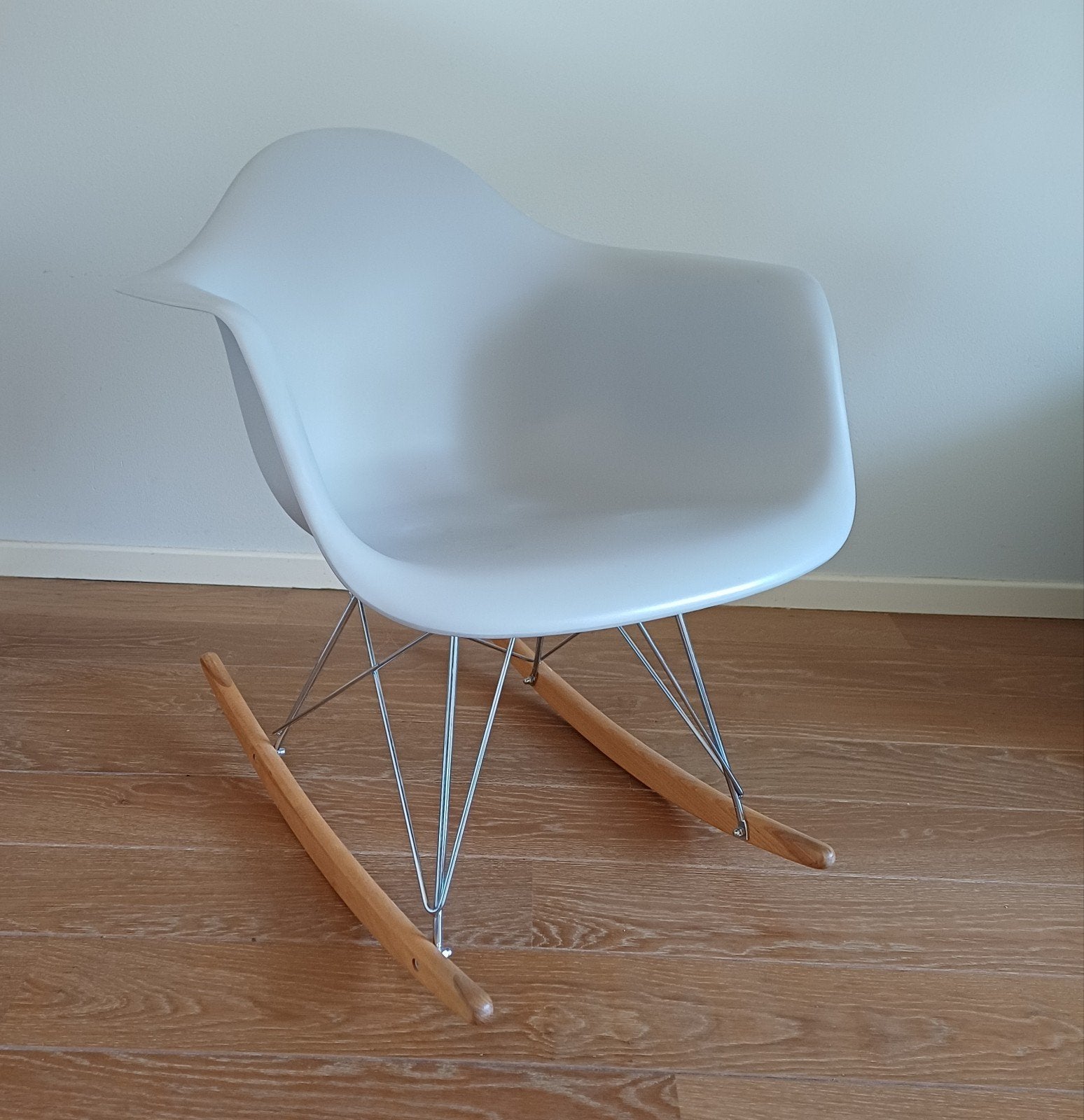 Schommelstoel, Huis en Inrichting, Stoelen, Ophalen, Kunststof, Zo goed als nieuw, Eén