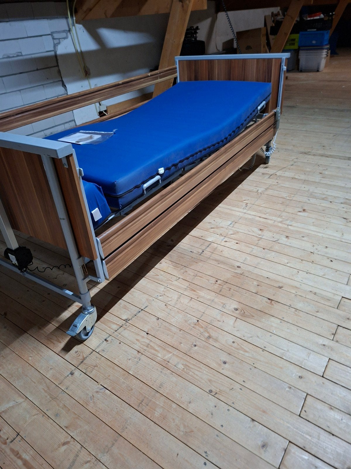Hoog-laagbed, Ophalen, Verstelbaar, 90 cm, Eenpersoons