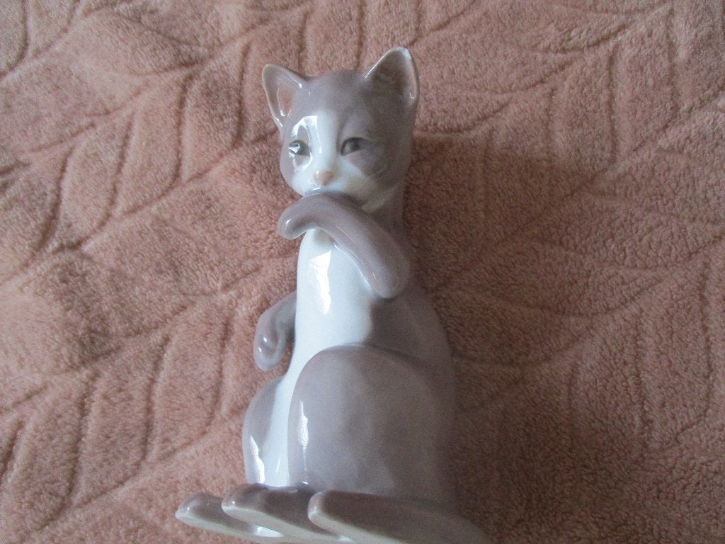 Beeld poes Bing & Grondahl, Antiek en Kunst, Antiek | Porselein, Ophalen of Verzenden
