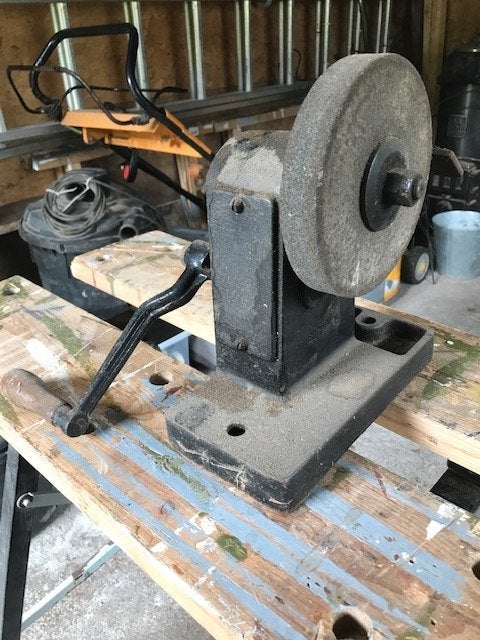 Slijpmachine, Doe-het-zelf en Verbouw, Gereedschap | Slijpmachines, Ophalen, Gebruikt, Minder dan 700 watt, Werkbankslijpmachine