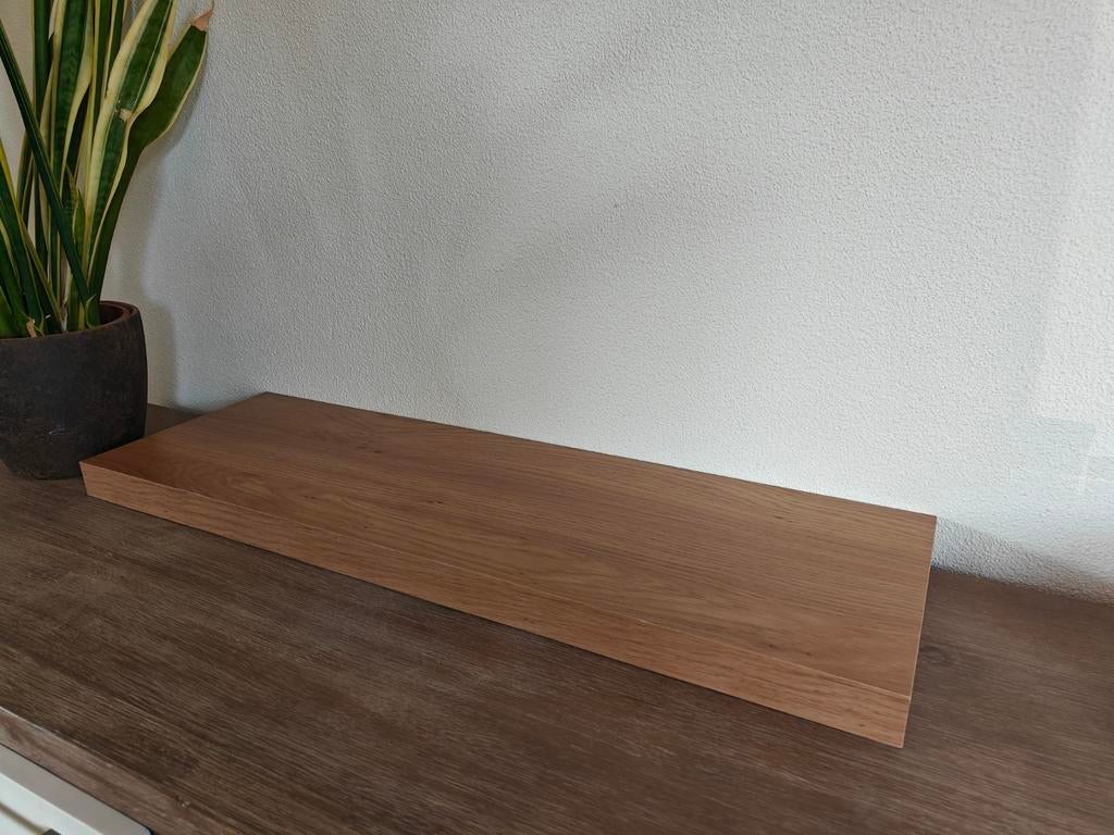 Ikea wandplank houtlook 80x25x4 cm, Ophalen of Verzenden, Zo goed als nieuw