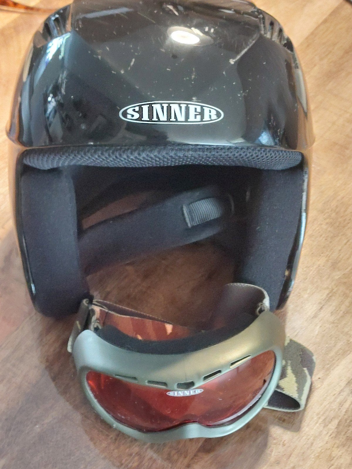 Sinner skihelm met bril - Maat XS, Ophalen of Verzenden