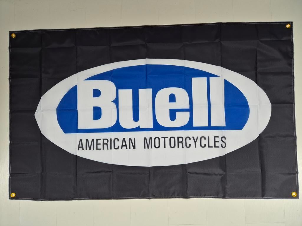 Buell MZ Jawa en andere vlag GROOT nieuw, Ophalen of Verzenden, Nieuw