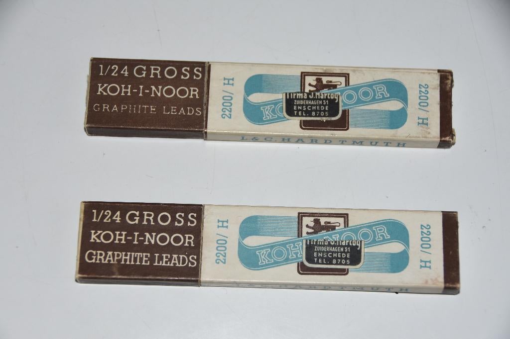 Oude Koh-I-Noor Graphite Leads vulpotlood vullingen 2200H, Verzenden