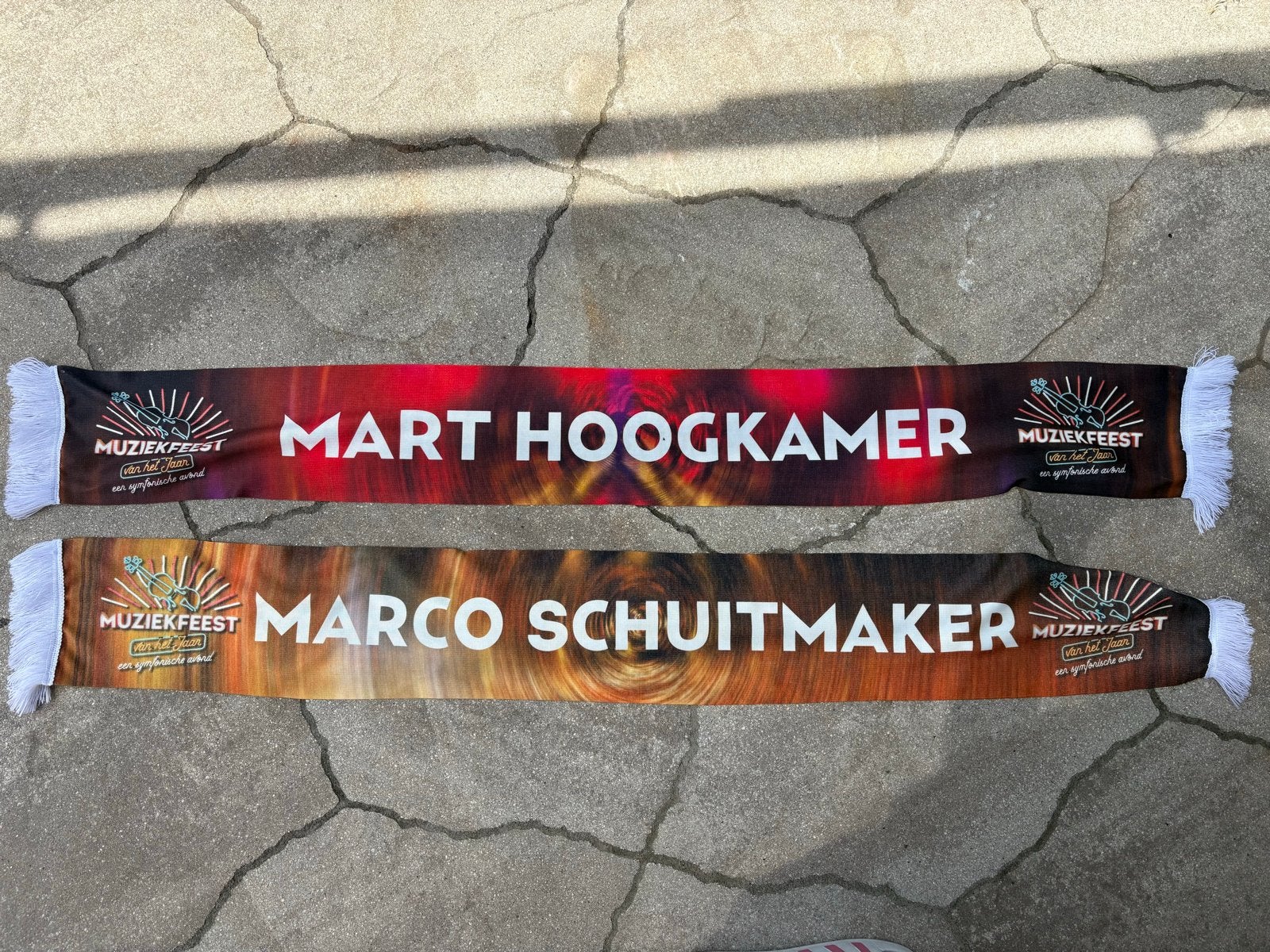 Muziekfeest sjaal Marco Schuitmaker, Ophalen of Verzenden, Zo goed als nieuw, Overige maten, Sjaal