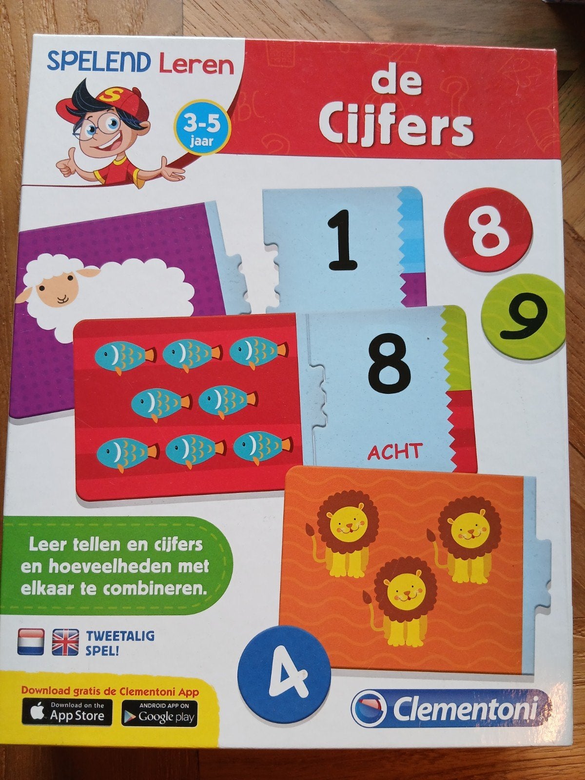 Clementoni Spelend Leren: De Cijfers (3-5 jaar), Ophalen, Gebruikt, Rekenen
