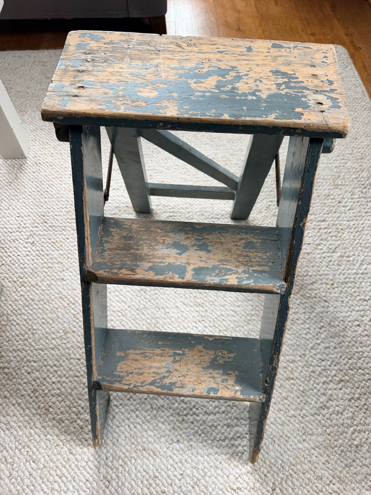 Vintage houten trapje - decoratief, Ophalen, Gebruikt, Trap, Opvouwbaar of Inschuifbaar