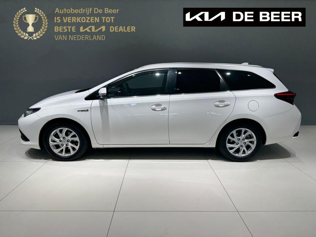 TOYOTA Auris 1.8 Hybrid 136pk Aut Lease, 12 maanden, Gebruikt, Wit, Origineel Nederlands