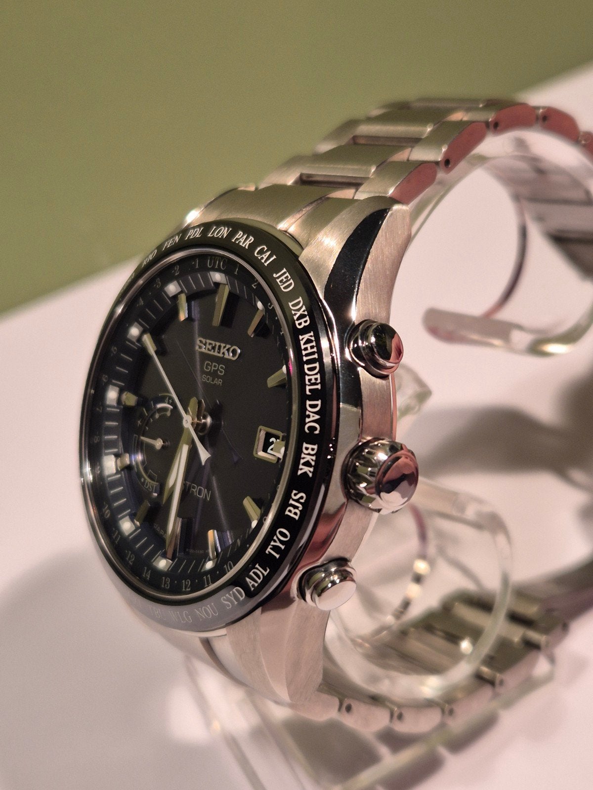 Seiko Astron GPS Solar Horloge - Zo goed als nieuw, Ophalen of Verzenden, Zo goed als nieuw, Staal, Seiko